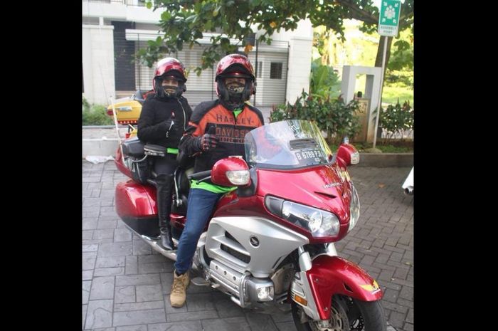 Honda Gold Wing yang hilang dibawa kabur