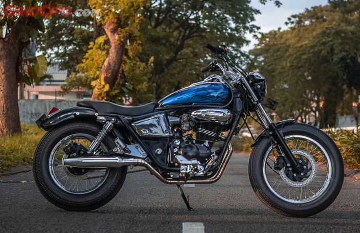 Honda Phantom yang dirombak ala street bobber, ada plus minusnya.