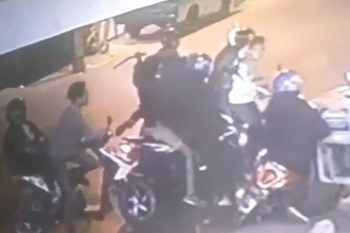 Ilustrasi aksi pembegalan 