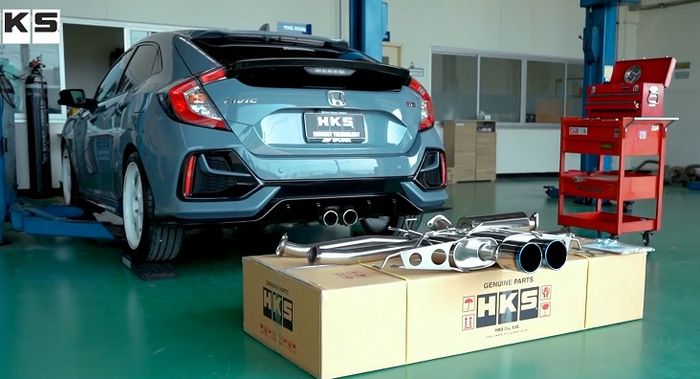 Knalpot HKS Thailand untuk Honda Civic Hatchback