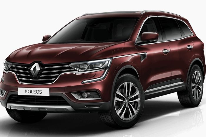 Renault Koleos warna baru merah marun