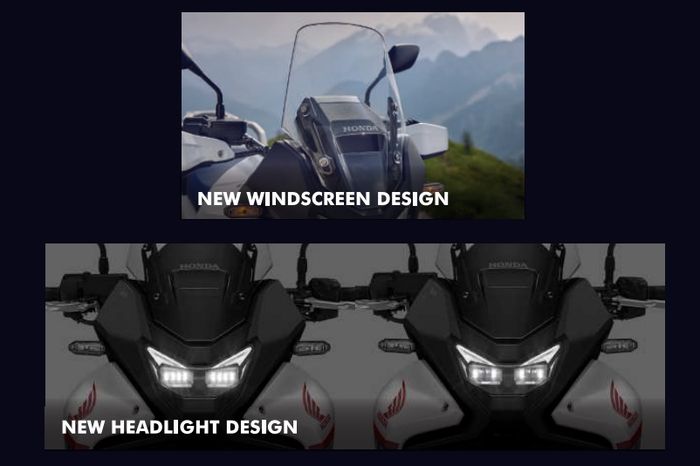 Desain baru windshield dan healamp