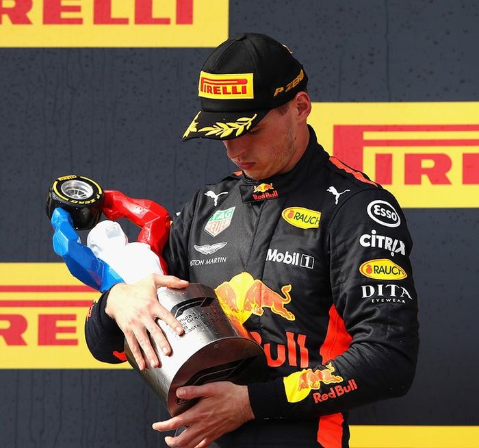 Max Verstappen senang bisa naik podium di GP F1 Prancis