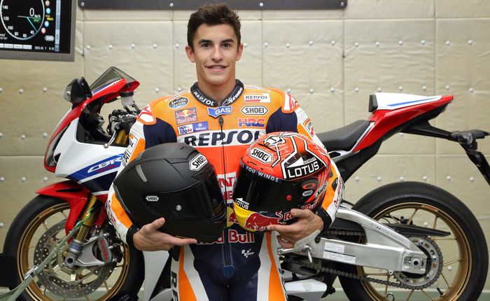 Maskot Semut sudah jadi identitas Marc Marquez yang berjuang keras dan mengedepankan kerja sama tim