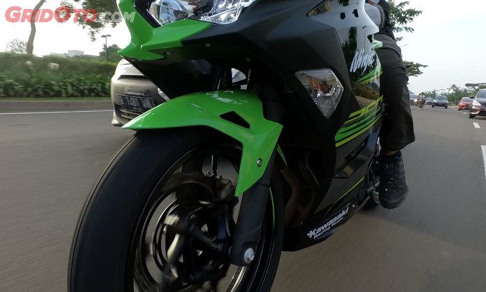 suspensi depan ninja