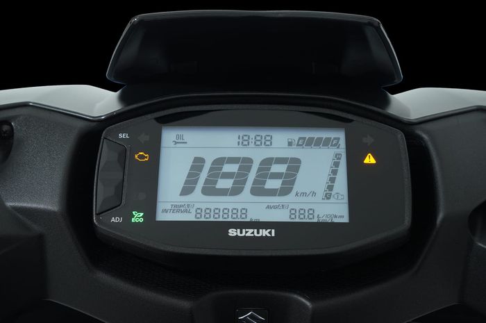 Speedometer Suzuki Avenis 125 sudah full digital