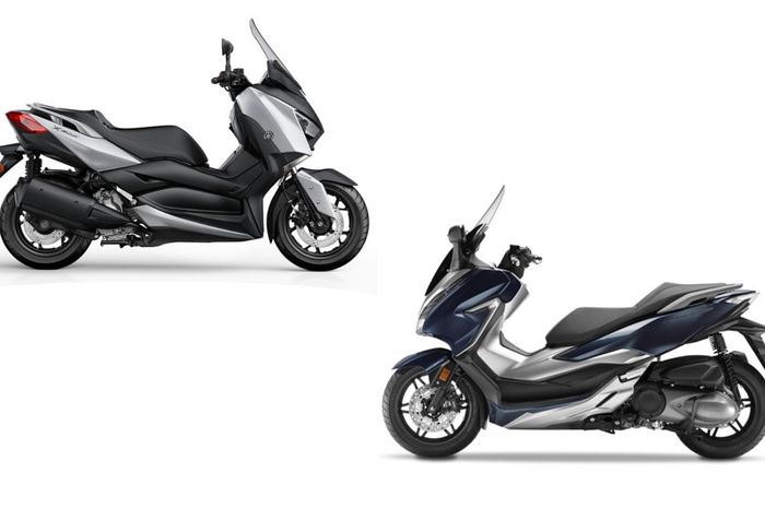 Yamaha XMAX dan Honda Forza 300