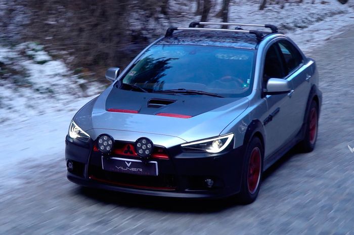 Mitsubishi Lancer Ralliart rally look