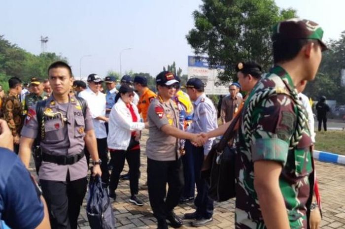 Kapolri, Panglima TNI, dan tiga menteri tinjau jalur mudik