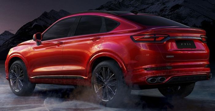 Geely FY11 SUV Coupe tampak belakang