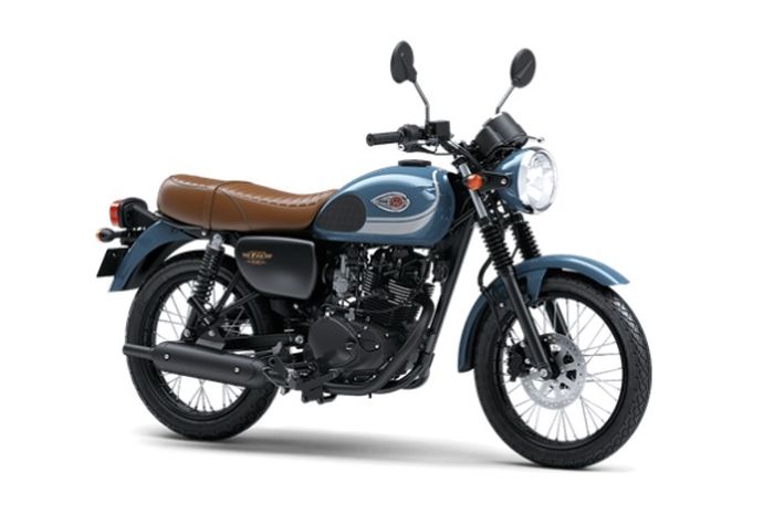 Kawasaki W175 SE berkelir biru