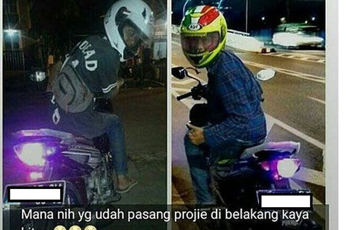 Mengganti warna lampu rem salahi aturan