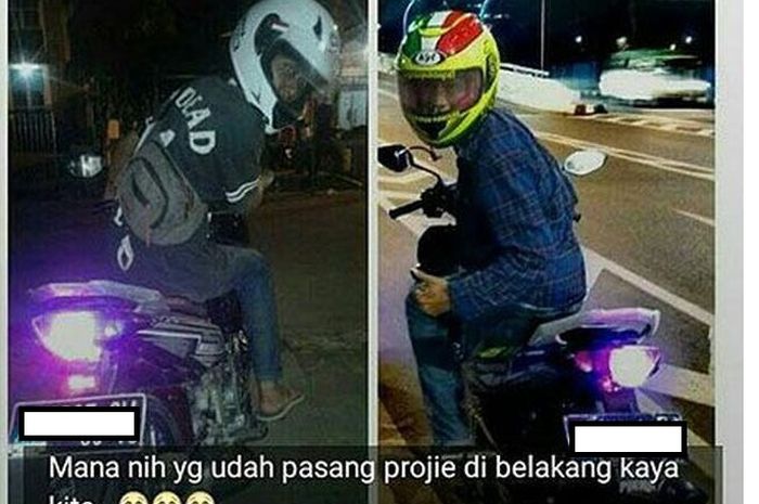 Mengganti warna lampu rem salahi aturan