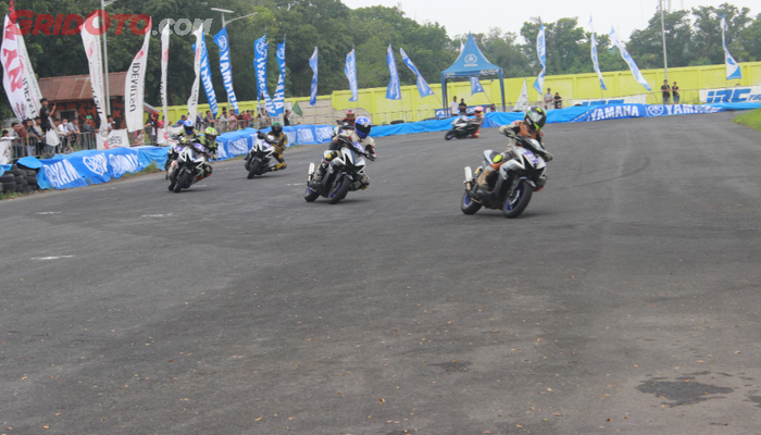 Aerox Fun Race yang diperlombakan di Yamaha Cup Race 2019 seri Medan.