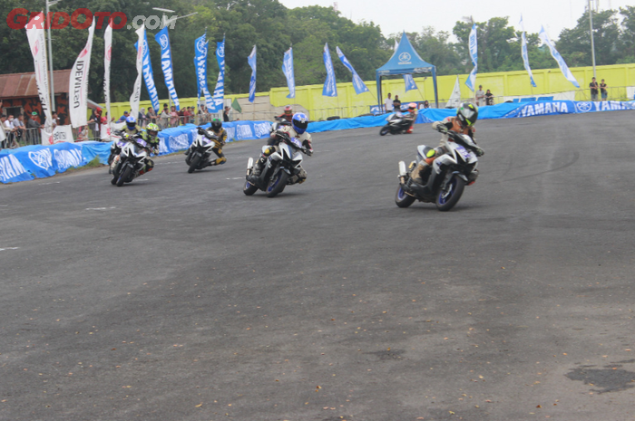 Aerox Fun Race yang diperlombakan di Yamaha Cup Race 2019 seri Medan.