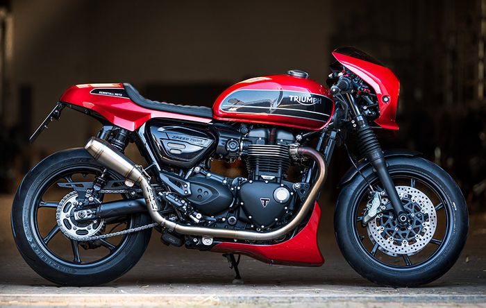 Triumph Speed Twin retro modern cafe racer