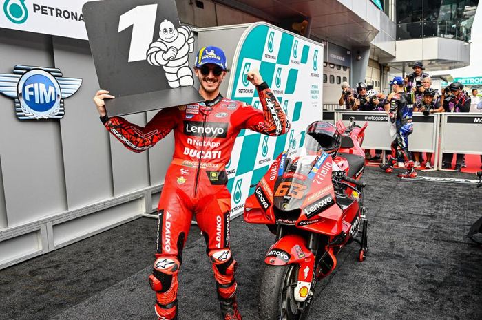 Francesco Bagnaia berhasil meraih kemenangan pada balapan MotoGP Malaysia 2022 di Sirkuit Sepang