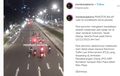 Nekat, Puluhan Motor Balap Liar Dekat Kamera E-TIlang, Kini Diburu Polisi