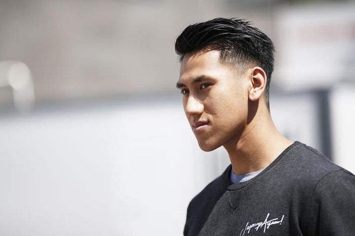 Sean Gelael kembali dapat point usai berlomba di race 1 F2 Spanyol 2019 hari Sabtu (11/5)