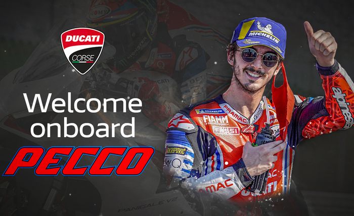 Francesco Bagnaia resmi bergabung dengan tim Ducati mulai MotoGP 2021