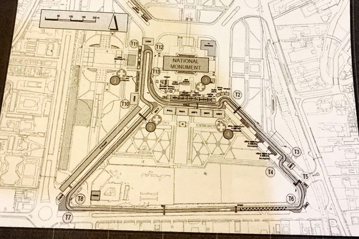 Bocoran layout baru sirkuit Formula E Jakarta, enggak jadi keliling Monas!