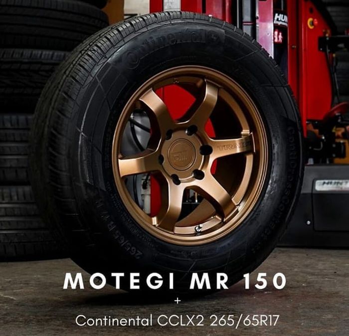 Pelek Motegi Racing dan ban Continental dibanderol cuma Rp 19 jutaan