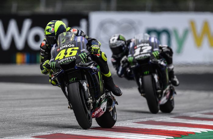 Valentino Rossi yang finish keempat di MotoGP Austria, berharap bisa tampil bagus di MotoGP Inggris