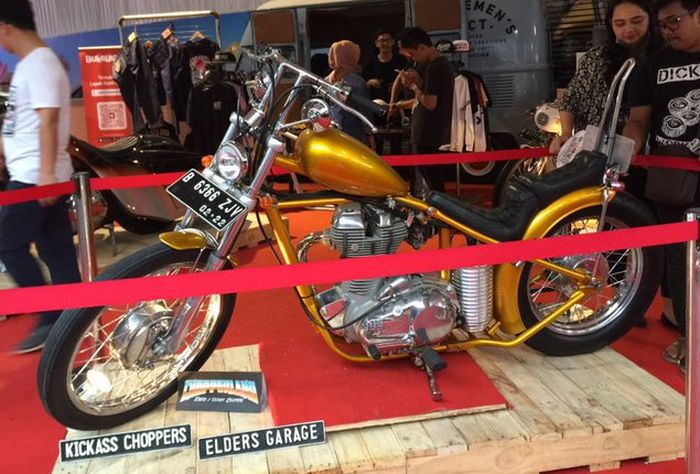 Motor chopper Jokowi dipamerkan di IIMS 2018