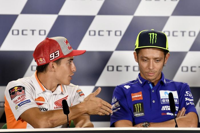 Buka-bukaan, Marc Marquez mengaku ada ketegangan dengan Valentino Rossi, ia menganggap hal itu wajar karena bersaing jadi juara dunia MotoGP