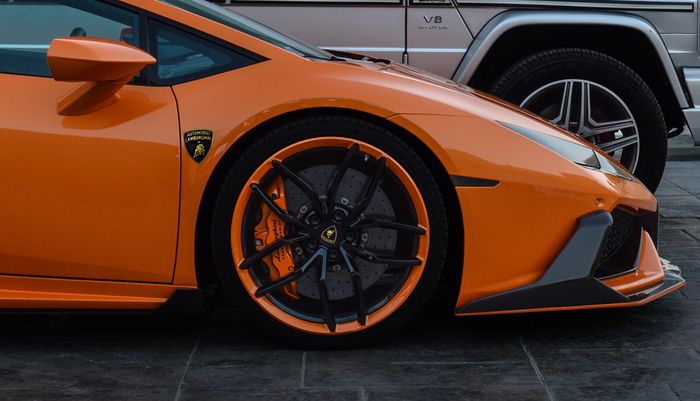 Pelek oranya Lamborghini Huracan