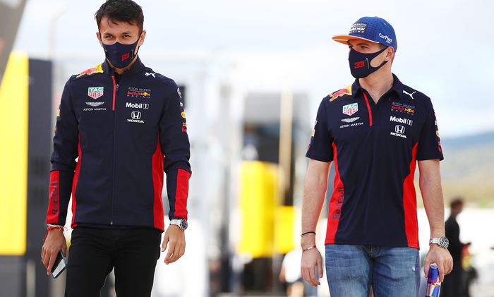 Alexander Albon dan Max Verstappen di F1 Portugal 2020, kemungkinan tidak lagi bersama tahun depan