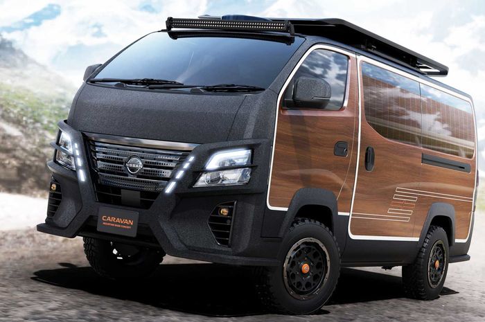 Konsep modifikasi Nissan NV350 Caravan bakal mejeng di ajang Tokyo Auto Salon 2022
