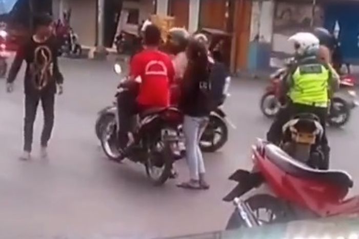 Tiga ABG Kabur Saat Akan Ditilang Polisi