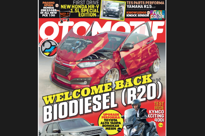 Cover Tabloid OTOMOTIF edisi terbaru No.17/XXVIII, 6-12 September 2018