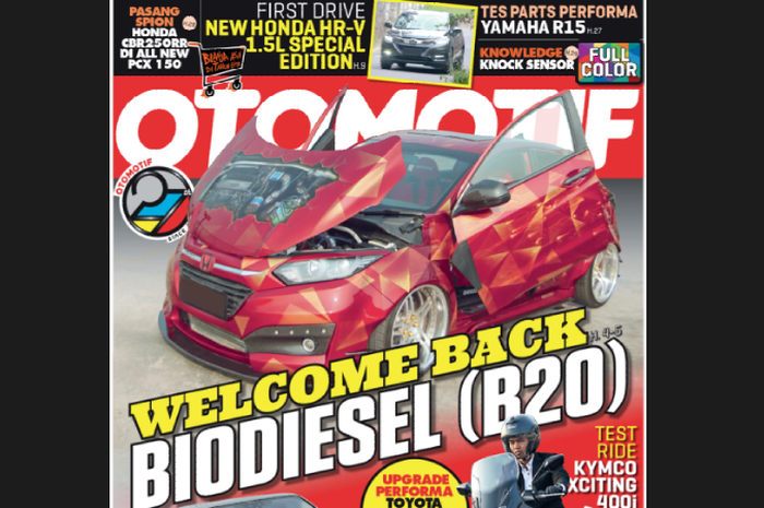 Cover Tabloid OTOMOTIF edisi terbaru No.17/XXVIII, 6-12 September 2018