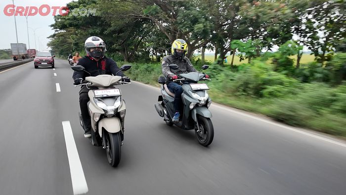 Saat jalanan lengang, kecepatan ditahan konstan 70 sampai 80 km/jam.