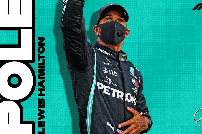 Lewis Hamilton raih pole position di F1 Portugal 2020
