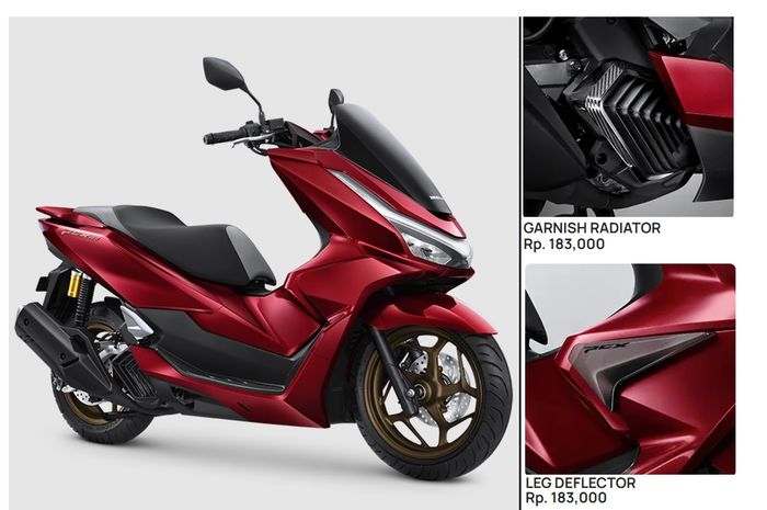 Honda New PCX 160 punya sejumlah aksesori