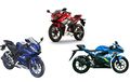 Honda CBR150R Tumbangkan Yamaha R15 dan Suzuki GSX-R150