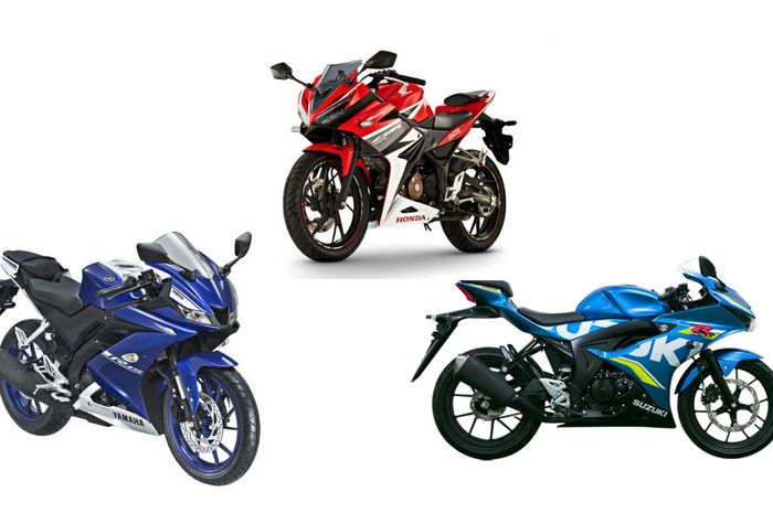 Honda CBR150R, Yamaha All New R15, dan Suzuki GSX-R150