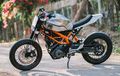 Bikin Meringis, KTM Duke 390 Modif Supermoto Bodinya Jadi Logam Semua
