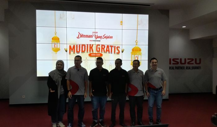 PT Isuzu Astra Motor Indonesia (IAMI) resmi memberangkatkan peserta Mudik Gratis 2025