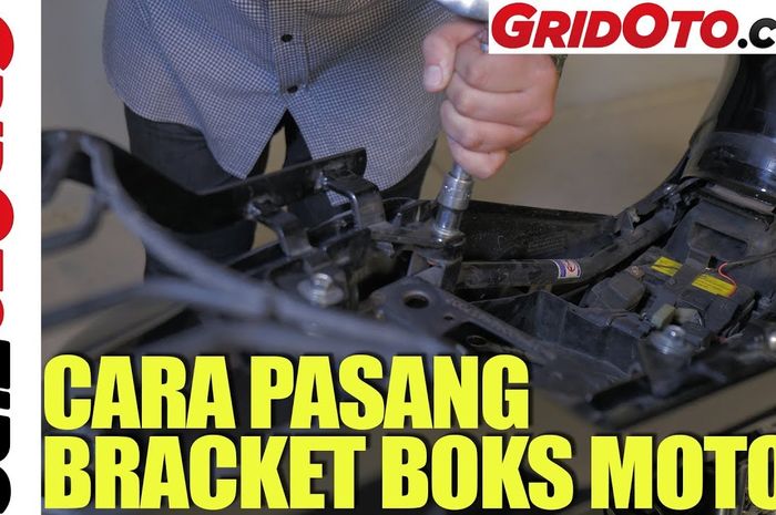 Cara pasang bracket boks motor