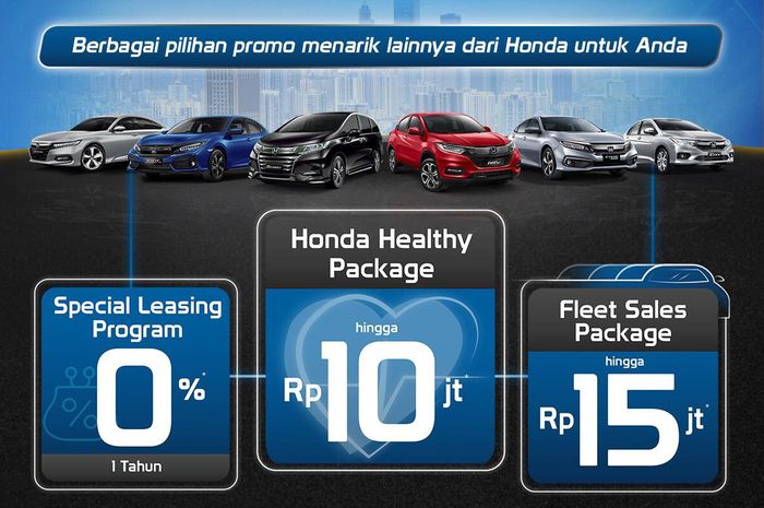Honda tawarkan promo buat para konsumennya