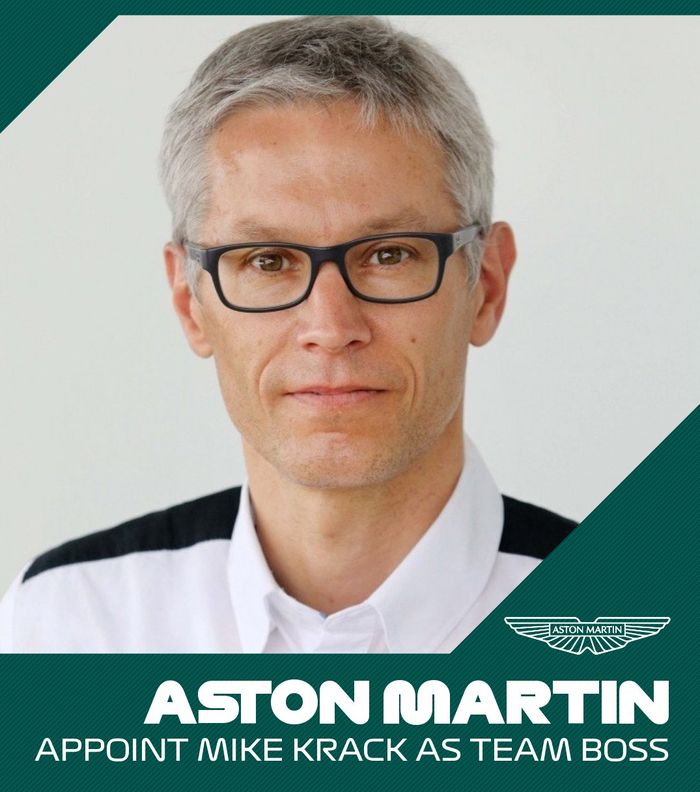 Mantan bos BMW Motorsport, Mike Krack, ditunjuk sebagai bos tim Aston Martin mulai balap F1 2022