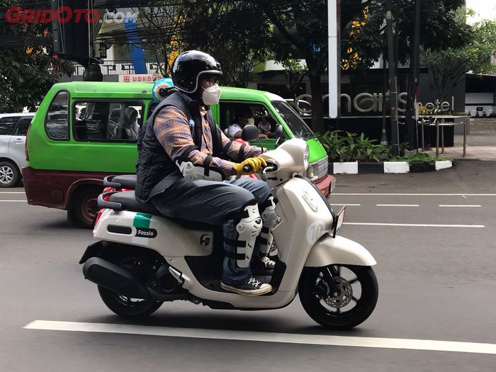 Yamaha Fazzio dijajal keliling Kota Bogor