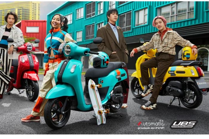 Yamaha Fazzio resmi dirilis di Thailand