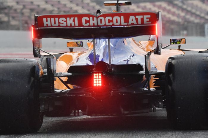 Mobil F1 McLaren MCL34, salah satu yang liverynya sedikit berubah untuk balap F1 2019