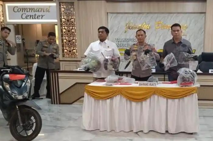 Begal motor penembak seorang polisi hingga meninggal dunia berhasil dibekuk dalam kondisi tak bernyawa