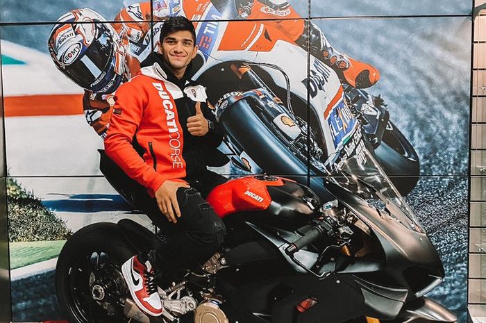 Pembalap debutan MotoGP 2021, Jorge Martin sampai rela tidak keramas selama seminggu karena Valentino Rossi